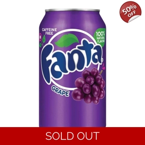 Fanta Grape Soda 355ml Can - American Soft Drink